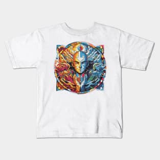 aang as the last air bender in battle position Kids T-Shirt